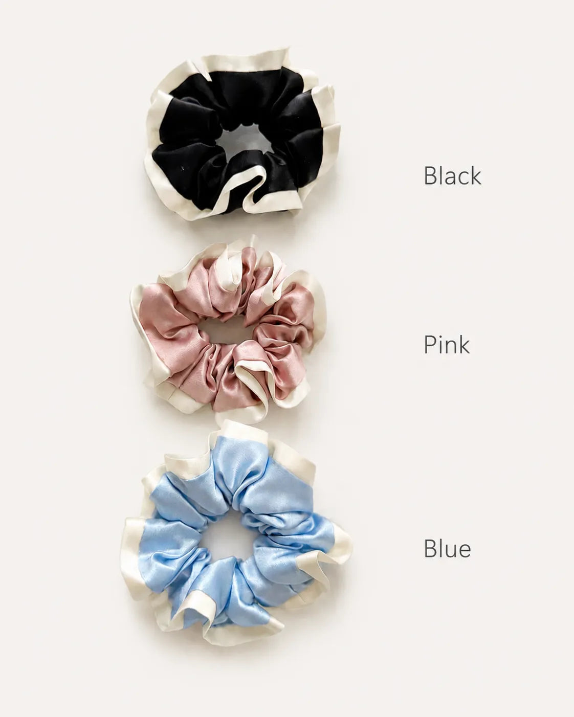 22 Momme Two-Tone Mulberry Silk Scrunchie