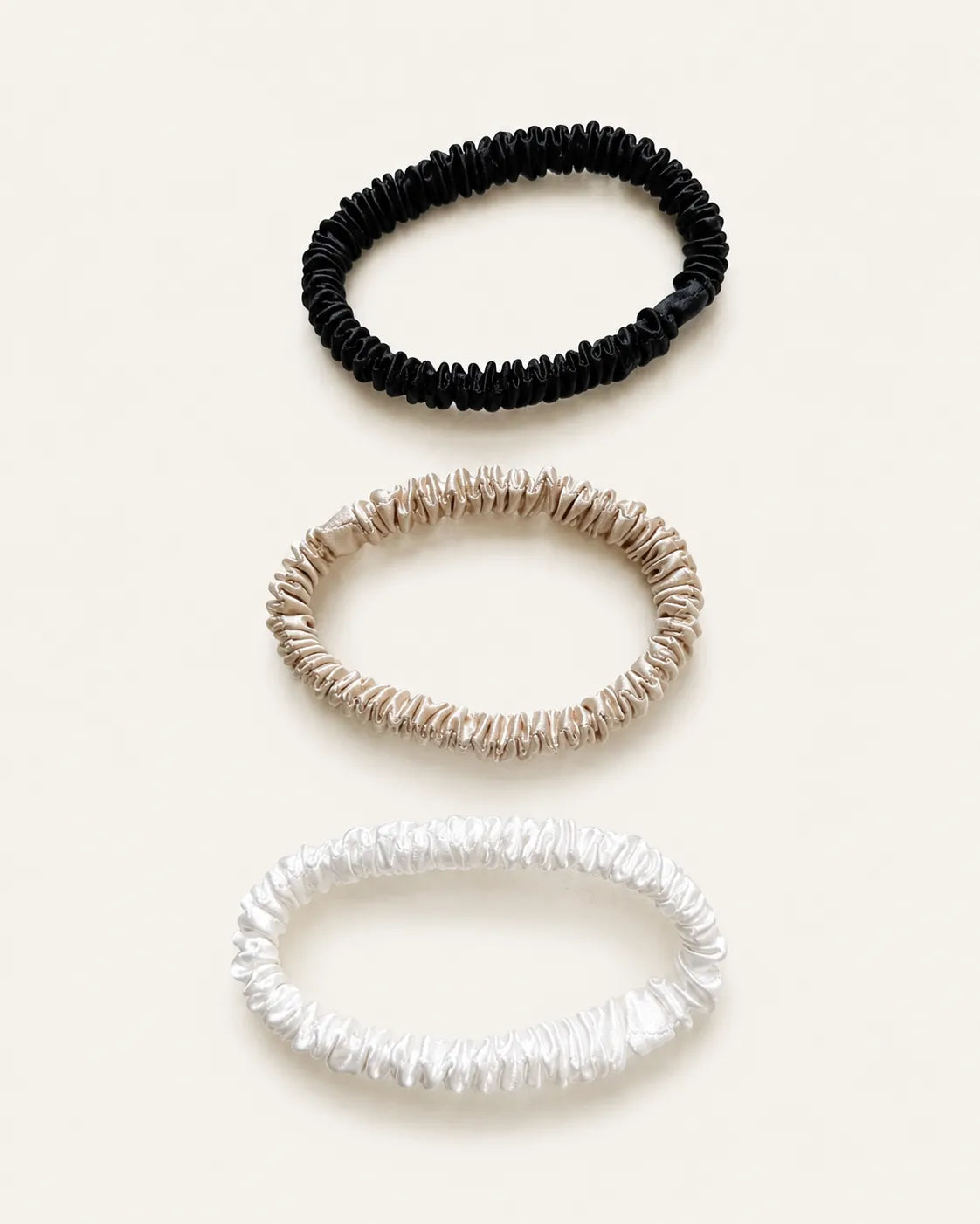 19 Momme Mulberry Silk Skinny Scrunchie