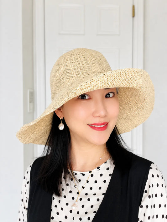 Magic Foldable Pocket Wide-Brim Straw Hat