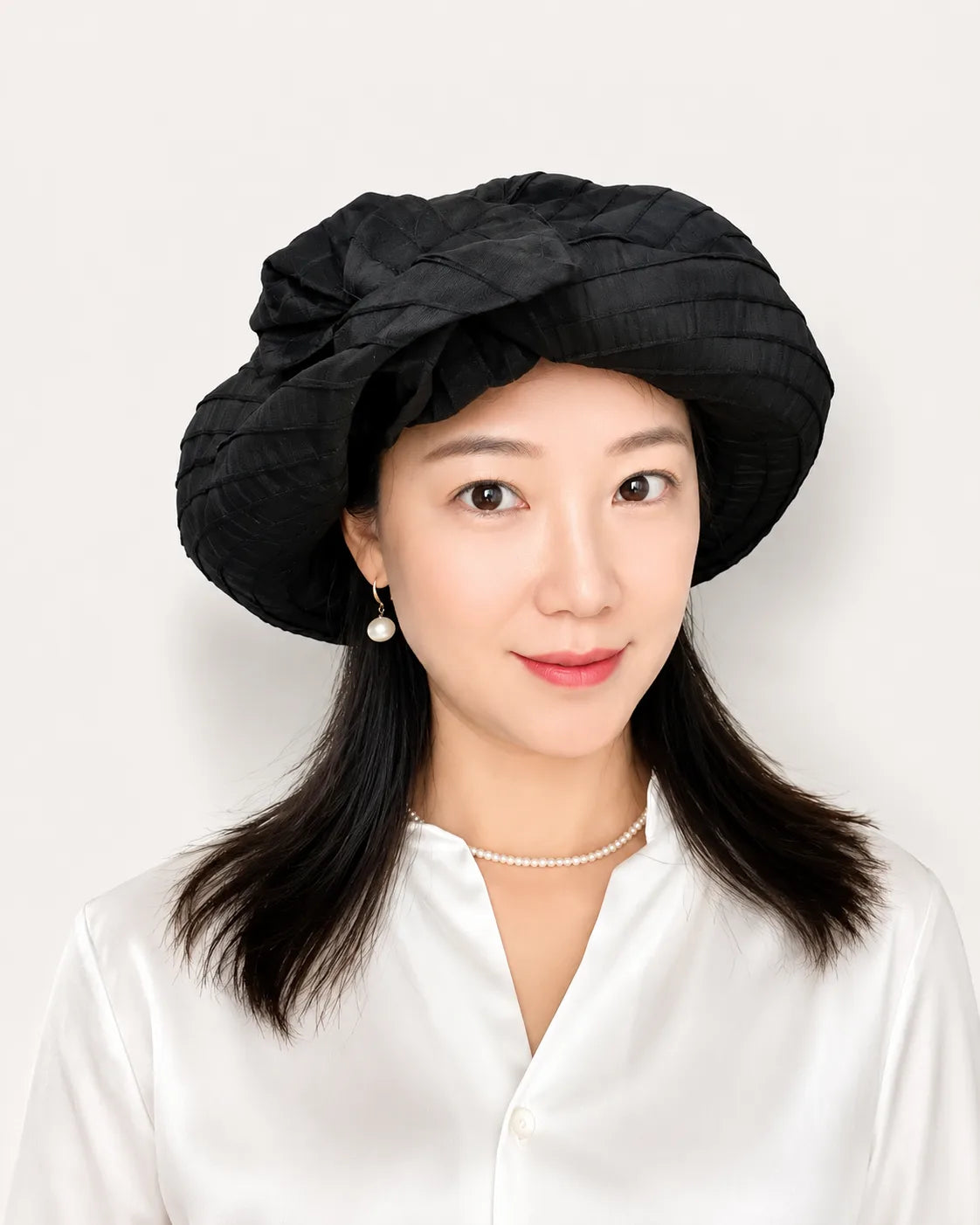 Oversized Wide-Brim Sun Hat for Women | Foldable, Packable & Shapeable UV Protection