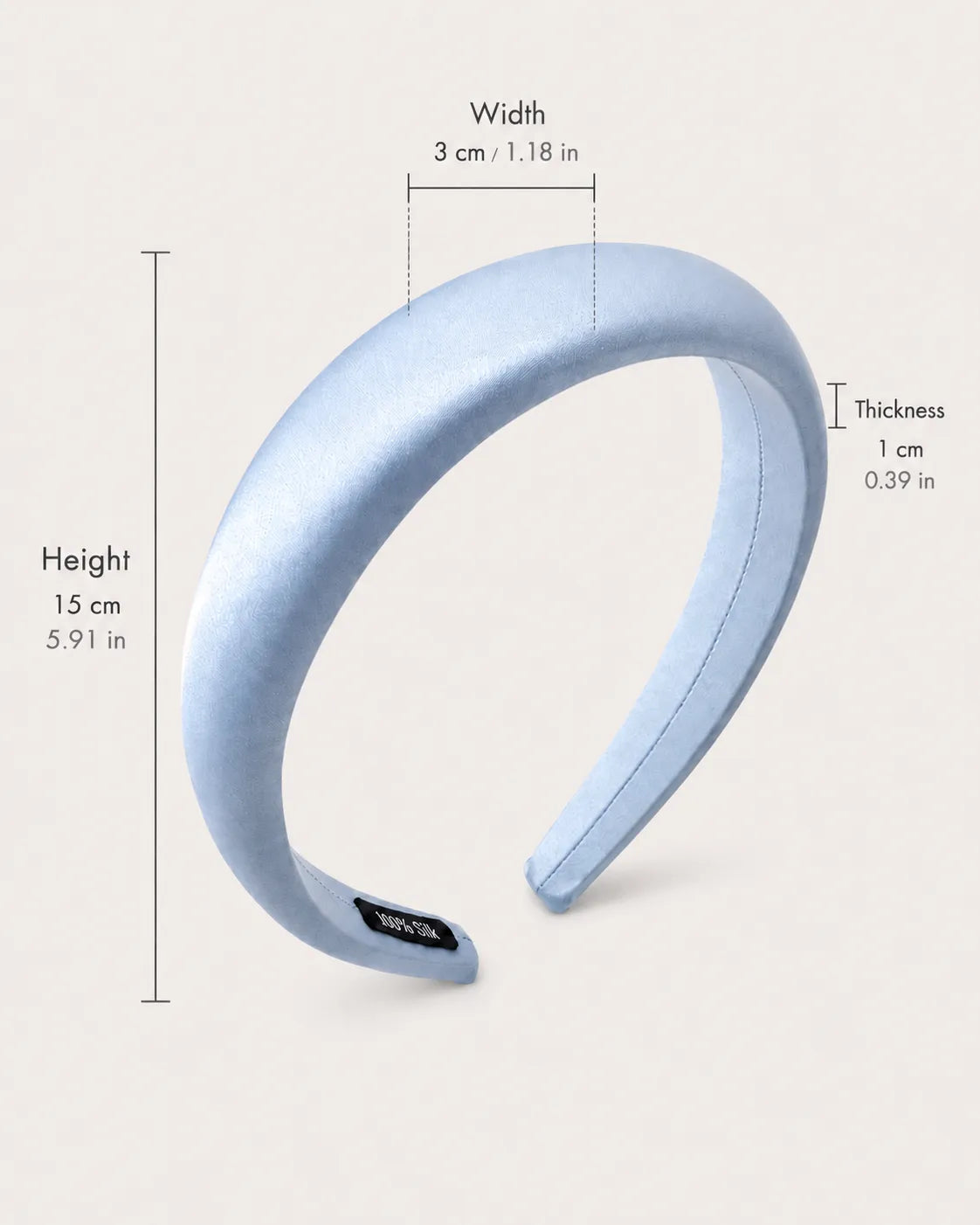 Luxe 30 Momme Mulberry Silk Headband