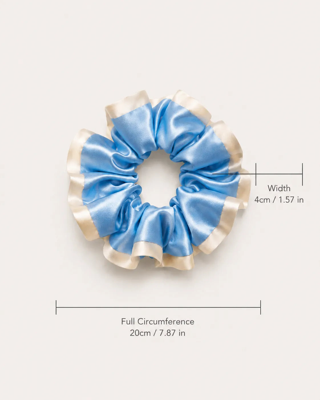 22 Momme Two-Tone Mulberry Silk Scrunchie