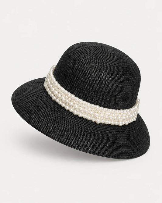 YANOVA Vintage Pearl Sun Hat